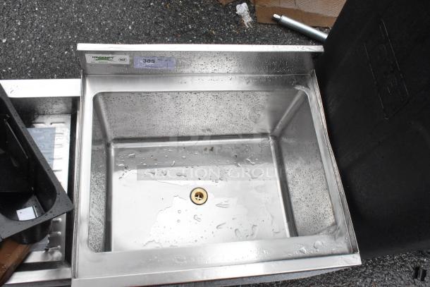 BRAND NEW SCRATCH AND DENT! Regency 600IB2124 21" x 24" Stainless Steel Underbar Ice Bin with Bottle Holders - Image 5 of 6