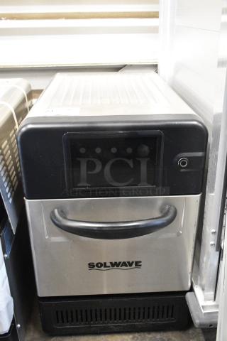BRAND NEW SCRATCH AND DENT! 2024 Solwave 180G1RCOH Countertop Stainless Steel Rapid Cook Ventless Oven with Programmable Touchscreen Controls. 208/240 Volts, 1 Phase.