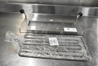 2 BRAND NEW SCRATCH AND DENT! Items Including Cooking Performance Group 35120207C020 Heating Element for Electric Griddles and Avantco Pizza Oven Door. 2 Times Your Bid! - Item #1184218
