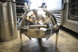 BRAND NEW SCRATCH AND DENT! Stainless Steel Round Chafing Dish