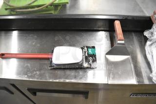 7 BRAND NEW SCRATCH AND DENT! Items Including 40714HSPNULA Choice 14" Spoonula with Heat-Resistant Silicone Blade, Tablecraft 20000 Better Burger 9 1/2" x 4" Stainless Steel Spatula Server. 7 Times Your Bid!