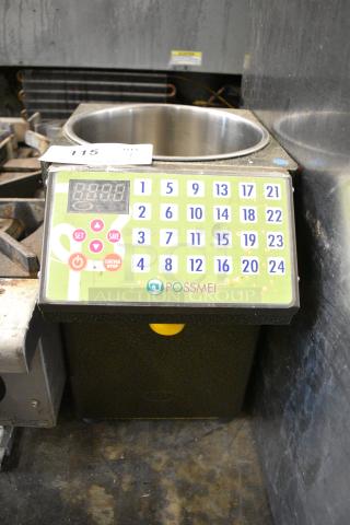 Y-fang ET-9EN Metal Commercial Countertop Fructose Dispenser Machine. 110 Volts, 1 Phase.