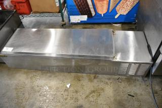 Silver King SKPS12/C1 Stainless Steel Commercial Refrigerated Topping Rail. 115 Volts, 1 Phase.