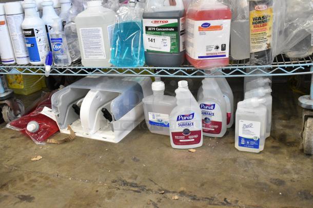 ALL ONE MONEY! Tier Lot of Various Items Including Dispenser, Purell Surface Sanitizer, Scott Foam Skin Cleanser. - Image 2 of 13