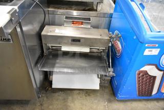 Stainless Steel Commercial Countertop Dough Sheeter. 115 Volts, 1 Phase.