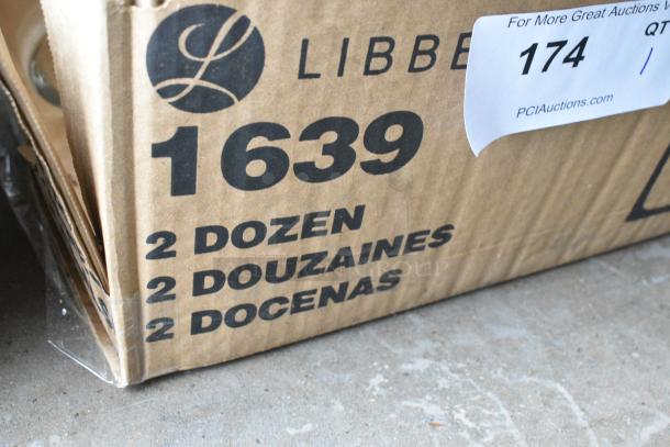 BRAND NEW SCRATCH AND DENT! Box of 22 Libbey 1639 16 oz. Customizable Rim Tempered Mixing Glass / Pint Glass - Image 5 of 5