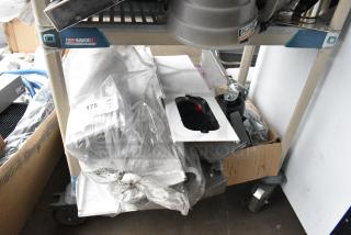 ALL ONE MONEY! Tier Lot of Various Items Including Turbochedf Kick Plate, Commercial Casters