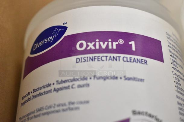 ALL ONE MONEY! Tier Lot of Various Cleaner Including Brighton Citrus Ginger Foam Hand Hair and Showerwash, Diversey Virex Disinfectant Cleaner, Diversey Oxivir Disinfectant, Betco Ocean Breeze, Betco Pine Quat, Betco Foaming Skin Cleaner - Image 7 of 10