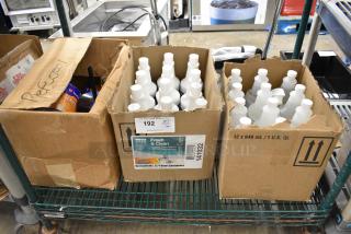 ALL ONE MONEY! Tier Lot of Various Cleaner Including DVDs, Fresh and Clean Acid Cleaner, Diversey Virex Cleaner