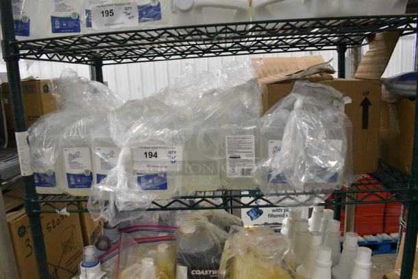 ALL ONE MONEY! Tier Lot of Various Cleaner Including Scott Green Certified Foam Skin Cleanser, Eyesaline - Image 1 of 5
