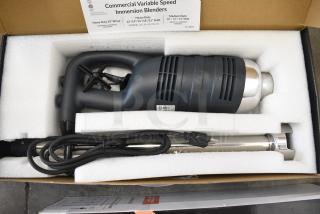 2 BRAND NEW SCRATCH AND DENT! AvaMix 928IBHD21 21" Heavy-Duty Variable Speed Immersion Blender . 120 Volts, 1 Phase. 2 Times Your Bid!