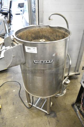 Hobart 6430 Metal Commercial Potato Peeler. 208 Volts, 1 Phase.