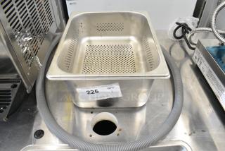 Stainless Steel Perforated Half Size Drop In Bin