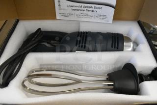 5 BRAND NEW SCRATCH AND DENT! AvaMix 928IBHDW10 Heavy-Duty Variable Speed Immersion Blender with 10" Whisk - 1 1/4 hp. 120 Volts, 1 Phase. 5 Times Your Bid!