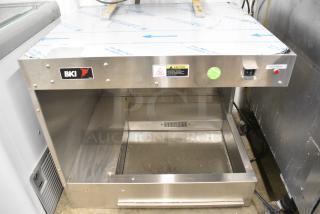 2017 BKI HFW-R Stainless Steel Commercial Countertop Fry Dumping Station. 115 Volts, 1 Phase.