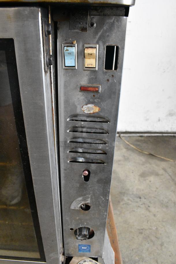 2 Blodgett Stainless Steel Commercial Natural Gas Powered Full Size Convection Oven w/ View Through Doors, Metal Oven Racks and Thermostatic Controls. 2 Times Your Bid! - Image 9 of 18