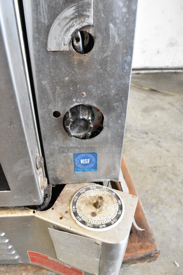 2 Blodgett Stainless Steel Commercial Natural Gas Powered Full Size Convection Oven w/ View Through Doors, Metal Oven Racks and Thermostatic Controls. 2 Times Your Bid! - Image 11 of 18