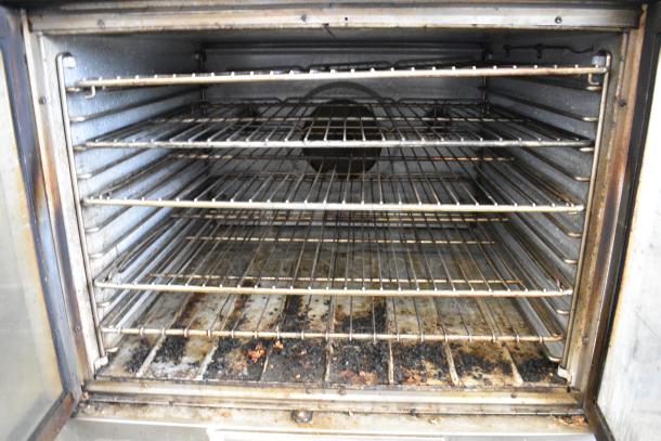 2 Blodgett Stainless Steel Commercial Natural Gas Powered Full Size Convection Oven w/ View Through Doors, Metal Oven Racks and Thermostatic Controls. 2 Times Your Bid! - Image 14 of 18