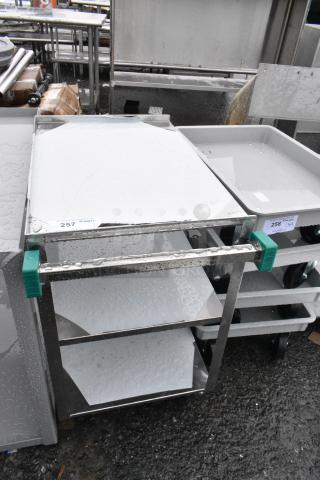 BRAND NEW SCRATCH AND DENT! Metal 3 Tier Cart.