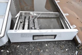 BRAND NEW SCRATCH AND DENT! Stainless Steel Chef Base Drawer.