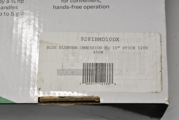 BRAND NEW SCRATCH AND DENT! AvaMix 928IBMD10DX 10" Medium-Duty Variable Speed Immersion Blender. 120 Volts, 1 Phase. Tested and Working! - Image 11 of 11