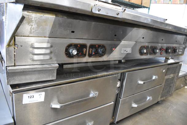 Stainless Steel Commercial Countertop Natural Gas Powered Flat Top Griddle. - Image 10 of 11