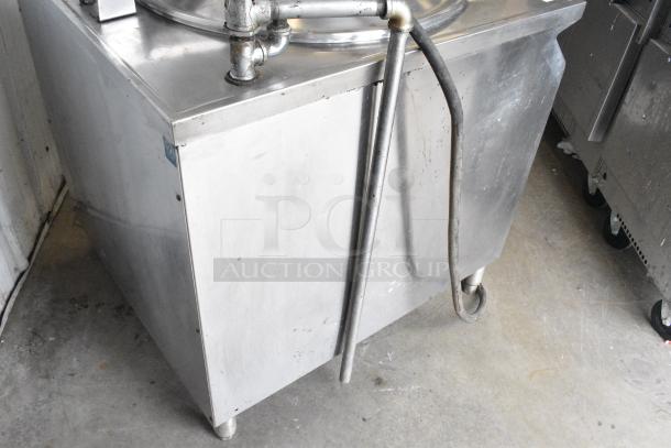 Groen Stainless Steel Commercial Floor Style Electric Powered Steam Kettle. 208/240 Volts, 3 Phase. - Image 13 of 16