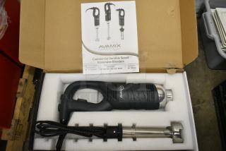 BRAND NEW SCRATCH AND DENT! AvaMix 928IBMD10DX 10" Medium-Duty Variable Speed Immersion Blender. 120 Volts, 1 Phase. Tested and Working!
