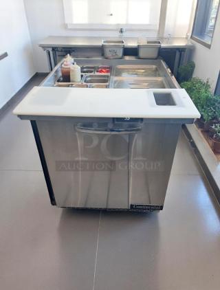 Outstanding condition PREP TABLE REFRIGERATOR – Continental SW27N12M – Excellent Condition – Code BPT 16 – Fully Tested & Working!