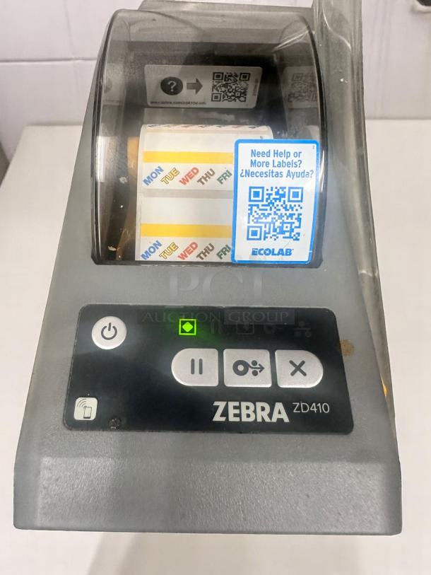Excellent Condition Thermal Label Printer – Zebra ZD410 – 2" Direct Thermal – USB – Fully Tested & Working! – Code BPT 19 - Image 2 of 5