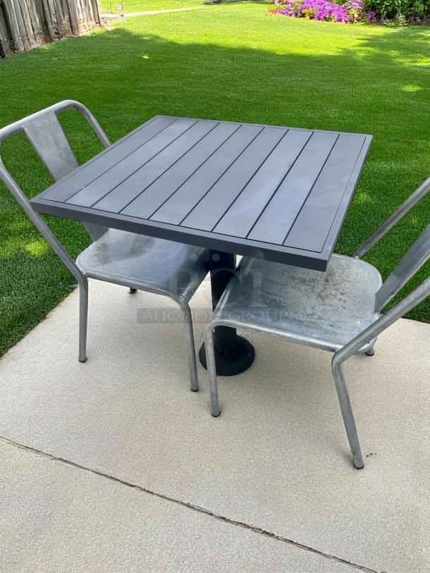 LOT OF 6 – Outdoor Square Patio Tables – Excellent Condition – Code BPT 18 - Image 3 of 5