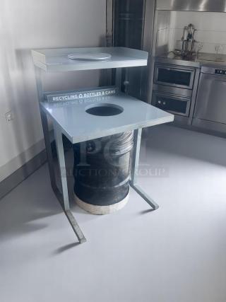 Excellent Condition Recycling Station with Plate Return Shelf – Heavy-Duty Build