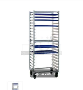 Excellent Condition Aluminum Pan Rack – 20 Slot – Mobile