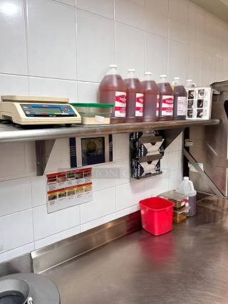 Excellent Condition Stainless Steel Wall-Mount Shelf – Advance Tabco WC-1EG – 48” x 12” – NSF Certified Buyer Must Remove!