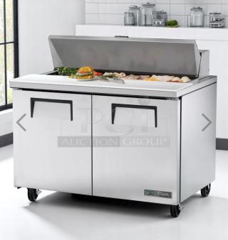 Excellent Condition Refrigerated Sandwich Prep Table – True TSSU-48-18M-B-HC – 48" – 115V – Fully Tested & Working!