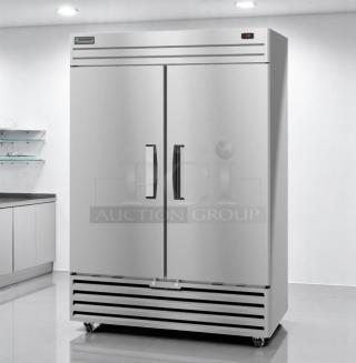Outstanding Condition Double-Door Commercial Refrigerator – Economy Series – 115V – Fully Tested & Working!