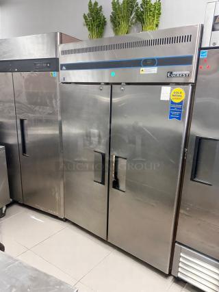 Excellent Condition – Double Door Reach-In Refrigerator – Everest ESR2 –  115V – Fully Tested & Working!