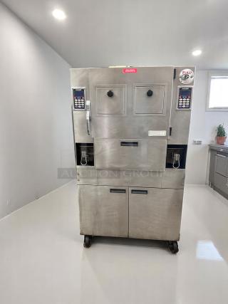 EXCELLENT CONDITION Fully Enclosed Ventless Fryer – AutoFry MTI-40C – 36"W x 32"D x 64"H – 240V – Made in USA –  Fully Tested & Working!