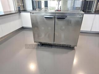 Excellent Condition Undercounter Refrigerator – Double Door – Approx. 48" – 115V – Fully Tested & Working!