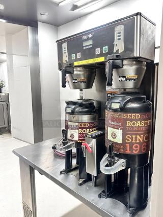Excellent Condition Commercial Coffee Brewer – BUNN Dual TF DBC – 120/240V – Fully Tested & Working!