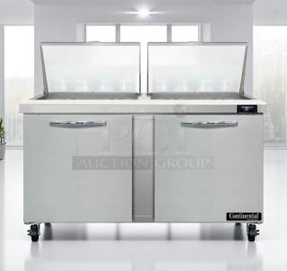 Excellent Condition Sandwich Prep Table – Continental SW60N-24M – 60" – 115V – Fully Tested & Working!