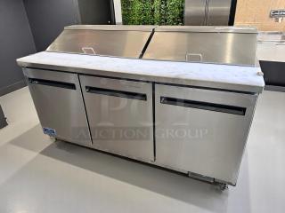Excellent Condition Sandwich Prep Table – Turbo Air TST-72SD-D4 – 115V – Fully Tested & Working!