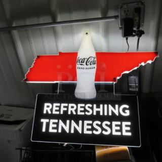 One WORKING Coca Cola/Refreshing Tennessee LED Light.