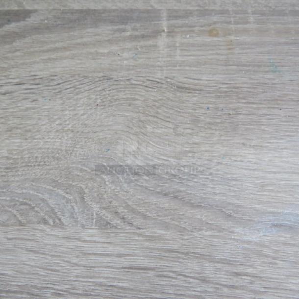 One 2 Inch Thick Tabletop On A Dual Pedestal Base. 48X30X30 - Image 2 of 2