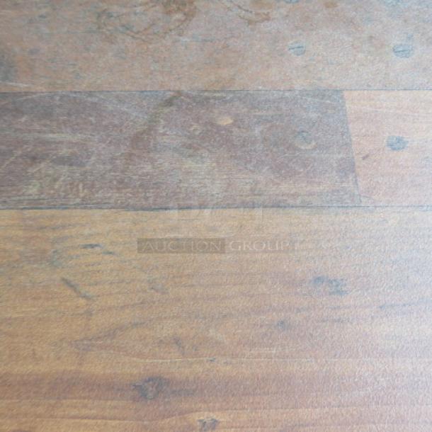 One Patio Table On A Pedestal Base.  47X27X30 - Image 2 of 2