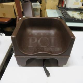 Brown Dual Sided Booster Seat. 2XBID