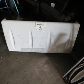 One Continental Wall Mount Baby Changing Station.