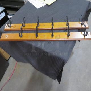 Wooden Coat Rack. 2XBID