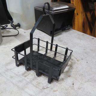 One Lot Of 25 Metal Table Top Condiment Organizers.