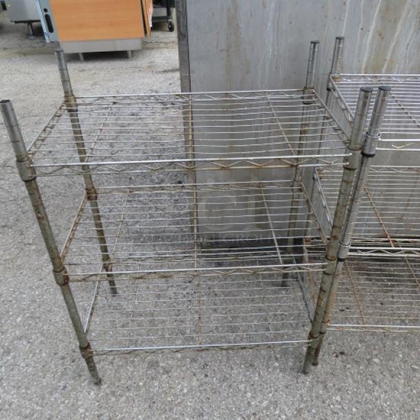 One Metro Shelf With 3 Shelves. 23X13X30 - Image 1 of 1